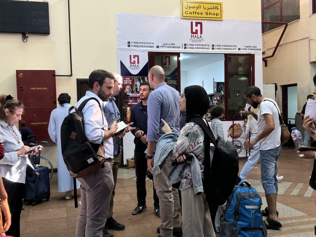 Foreign nationals evacuated from Gaza through Rafah border crossing with Egypt