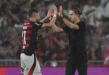 Filipe Luís elogia Flamengo após vaga na fibal: ‘Este time sabe jogar Libertadores’