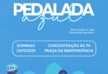 Prefeitura promove ‘Pedalada Azul’ neste domingo e reforça importância do cuidado com a saúde do homem