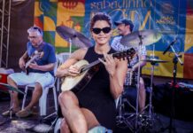 Cantoras Lucy Alves e Grazi Vilanueva prestigiam o Sabadinho Bom