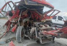 Grave acidente entre caminhões deixa vítima presa às ferragens na BR-230, em Santa Rita