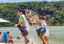 Praia Limpa realiza ações nos municípios do Conde e de Lucena neste final de semana