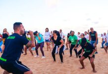 Governo reforça cuidado com a saúde mental em ação do Janeiro Branco na orla de João Pessoa