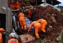 Sobe para 47 o número de mortos por temporais na zona da mata, em MG