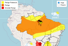 Inmet emite alerta de chuvas intensas para todas as regiões da Paraíba nesta segunda