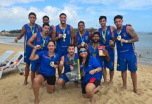 Paraíba encerra participação nos Jogos Universitários Brasileiros de Praia com 12 medalhas