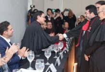 Governador Lucas Ribeiro destaca fortalecimento institucional durante posse do novo corregedor-geral do MPPB
